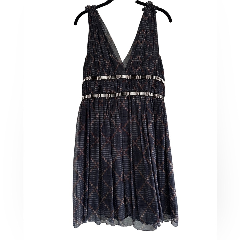 Isabel Marant Blue Geometric Dress